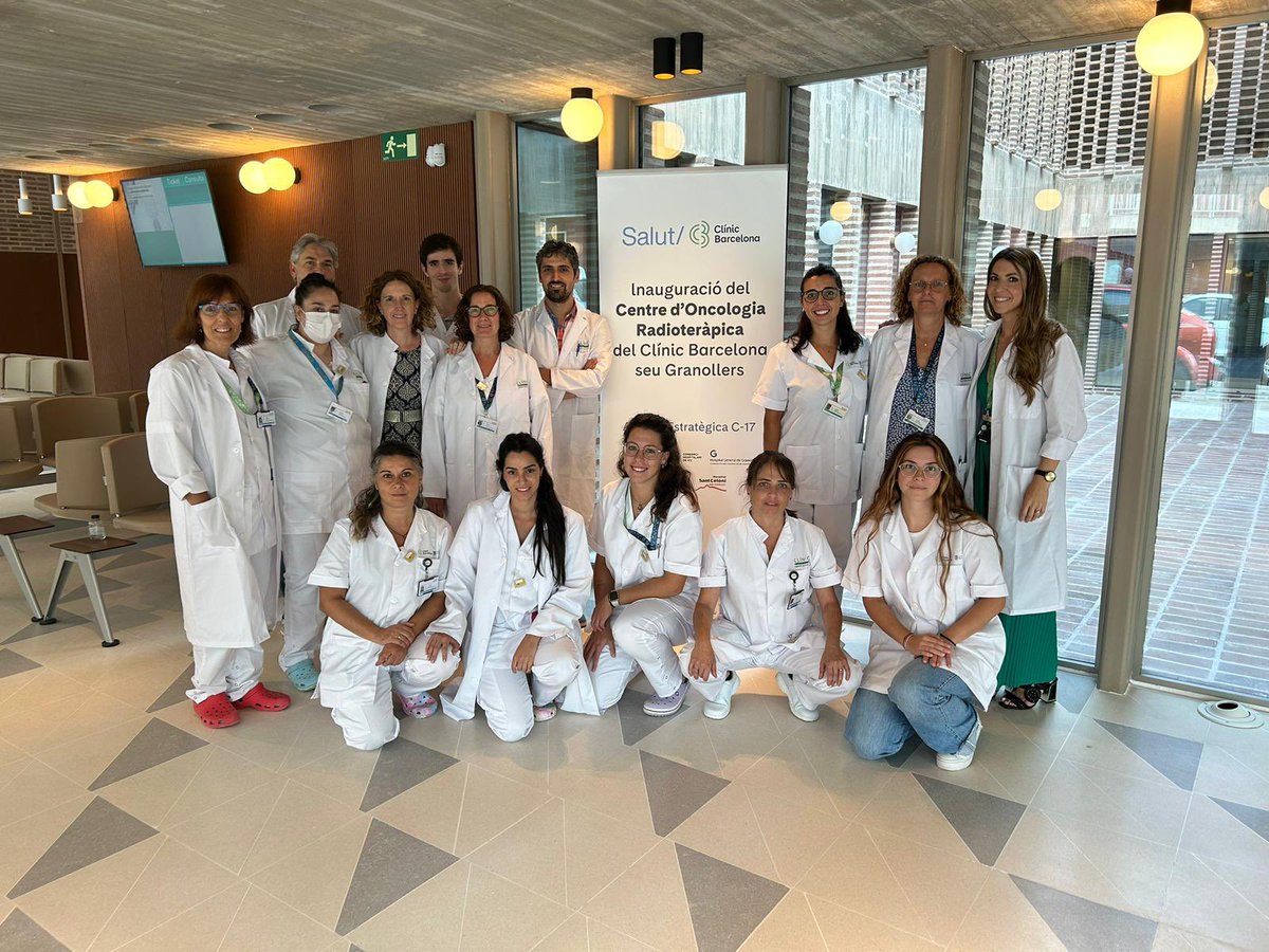 Meritxell Mollà (@meritxellmolla) on Twitter photo Fa 1 any varem inagurar el centre d’Oncologia Radioterapica <a href="/hospitalclinic/">Hospital Clínic</a> Seu Granollers
750 primeres visites✅
2150 seguiments✅
690 tractaments✅
Objectiu: garantir un tractament integral centrat en el pacient.
Gracies a tots els professionals q ho fan possible#OncoRadClinic Fa 1 any varem inagurar el centre d’Oncologia Radioterapica <a href="/hospitalclinic/">Hospital Clínic</a> Seu Granollers
750 primeres visites✅
2150 seguiments✅
690 tractaments✅
Objectiu: garantir un tractament integral centrat en el pacient.
Gracies a tots els professionals q ho fan possible#OncoRadClinic