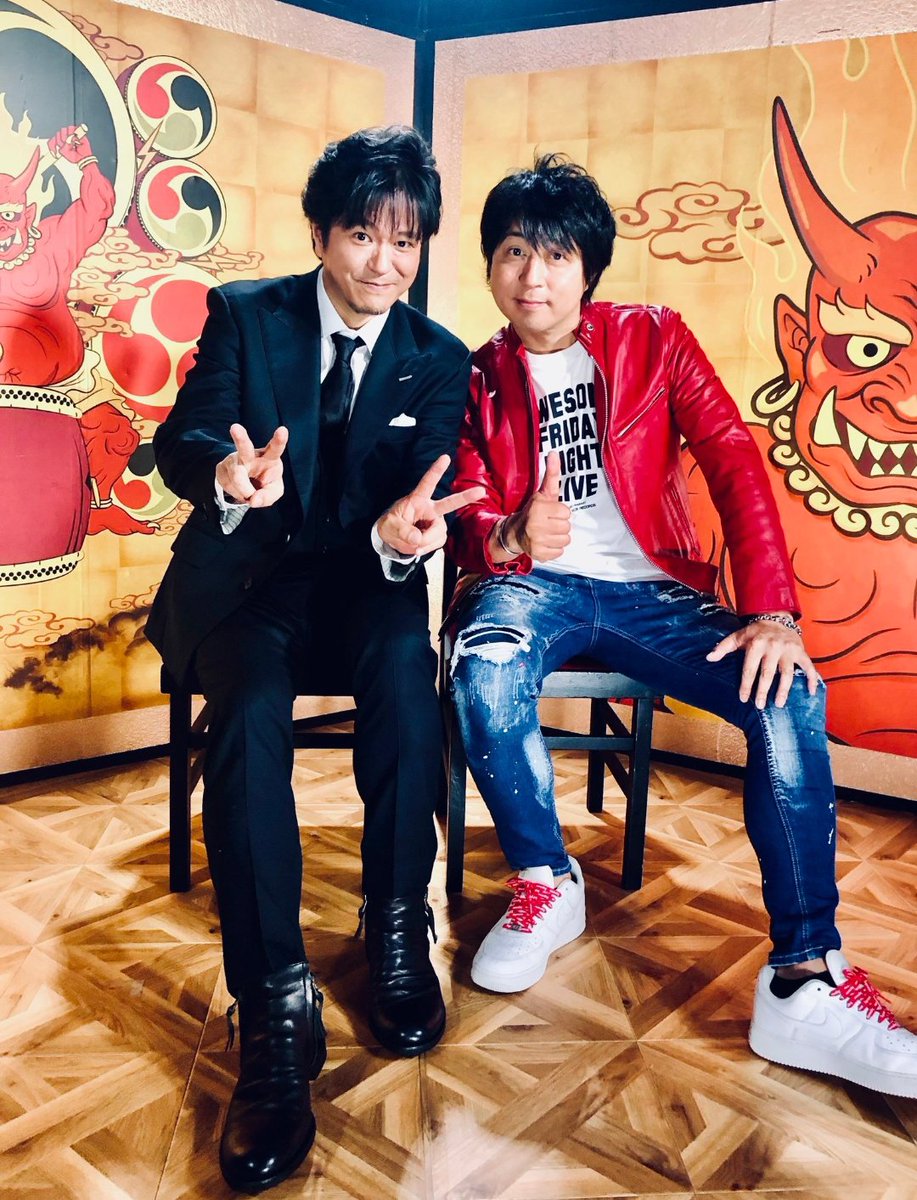 osamu_staff's tweet photo. 10/6(日)19:00〜
#フジテレビ
#千鳥の鬼レンチャン👹
３時間スペシャル
出演‼️

#浅岡雄也 さん
(#FIELDOFVIEW) と、
#ササキオサム 
(#MOONCHILD)の
タッグモード‼️‼️‼️

#ヘッドボイスのササキ
@osamu_sasaki

#煙の浅岡
@uyax_asaoka  

@oni_renchan

応援メッセージはこちらへ😆↓ https://t.co/qaOKtzievM