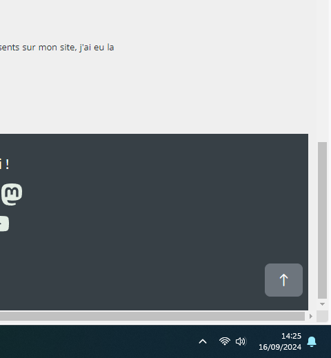 alexisamand's tweet image. #devweb
Je viens de découvrir un p'tit bug sur mon site : un léger scroll horizontal. Je suis sur le coup.