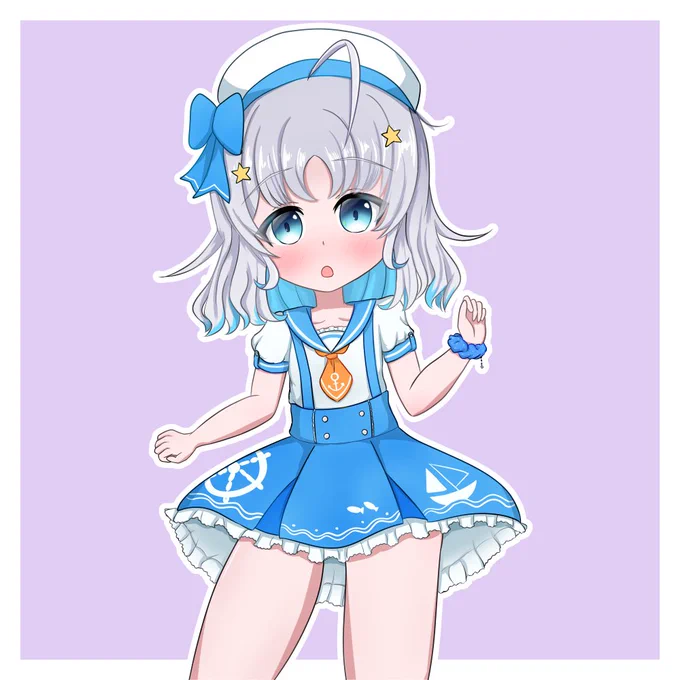 夏服まくらすさんかわいい #寝言絵