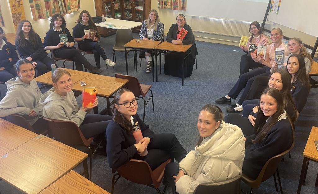 Literary chats are back!  Our Senior Book Club recommenced their monthly meetings today in the Library.  We welcomed back existing members from 5th and 6th Year and were delighted to meet some new and enthusiastic readers! We look forward to some lively discussions this year.