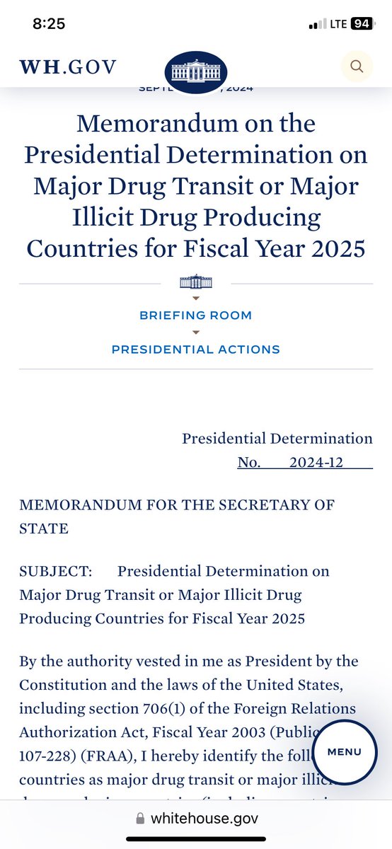 ArturoMcfields's tweet photo. #LOULTIMO Dictadura de Nicaragua vuelve a ser incluida en lista de países de producción o tránsito de drogas publicada por Estados Unidos https://t.co/p3PKoFT3jM