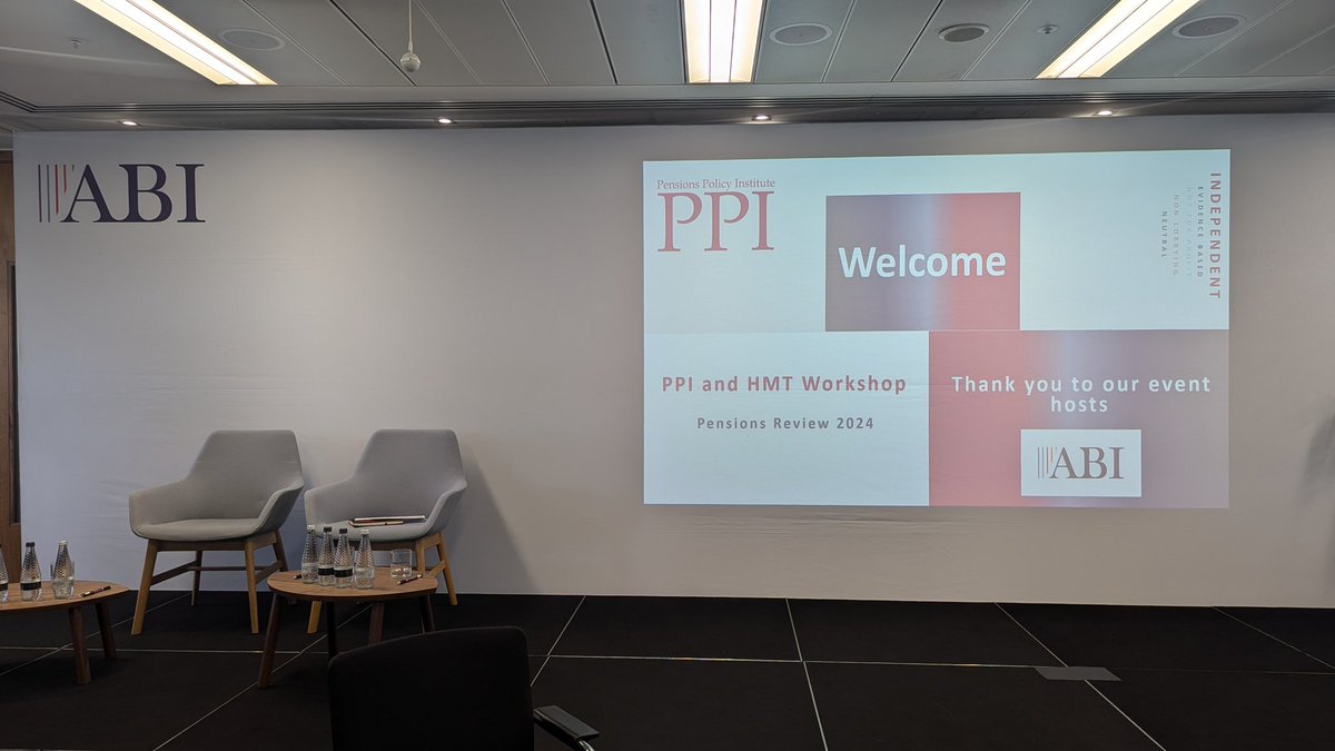 PensionsSimon's tweet photo. Hugely exciting to be at the #PPILaunch @PPI_Research, with #ABI and @hmtreasury https://t.co/se0rxaBd4P