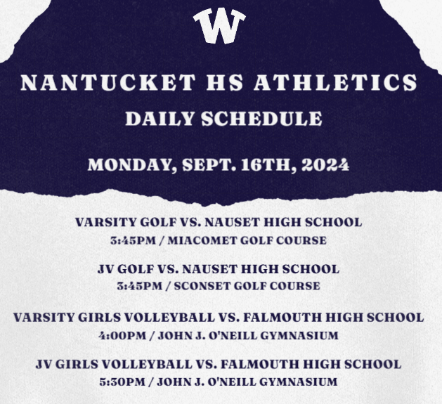 Nantucket Athletics (@nhswhalers) on Twitter photo 