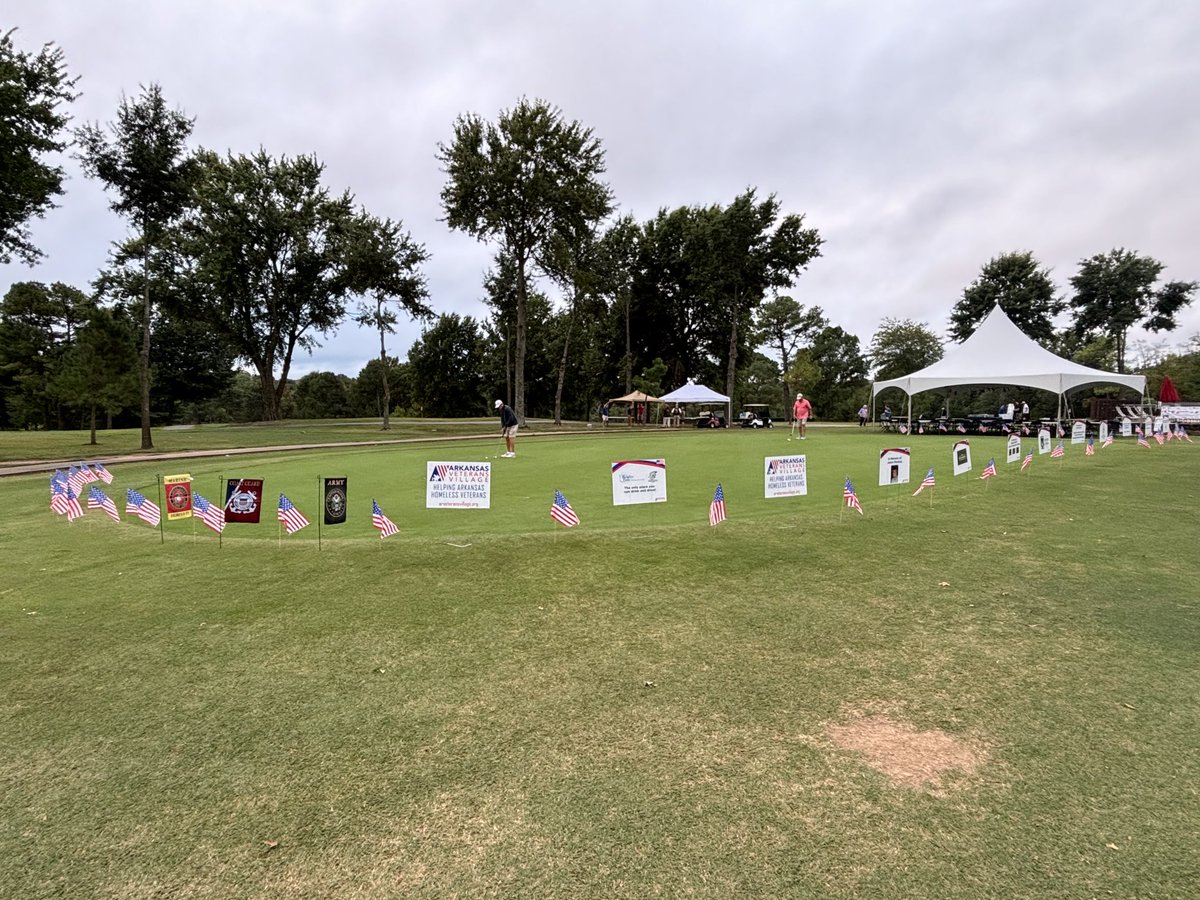 Today is the day for our 7th Annual <a href="/ArkVetsVillage/">ArkansasVeteransVillage</a> Golf Tournament at Paradise Valley Athletic Club @pvac1967 in Fayetteville!