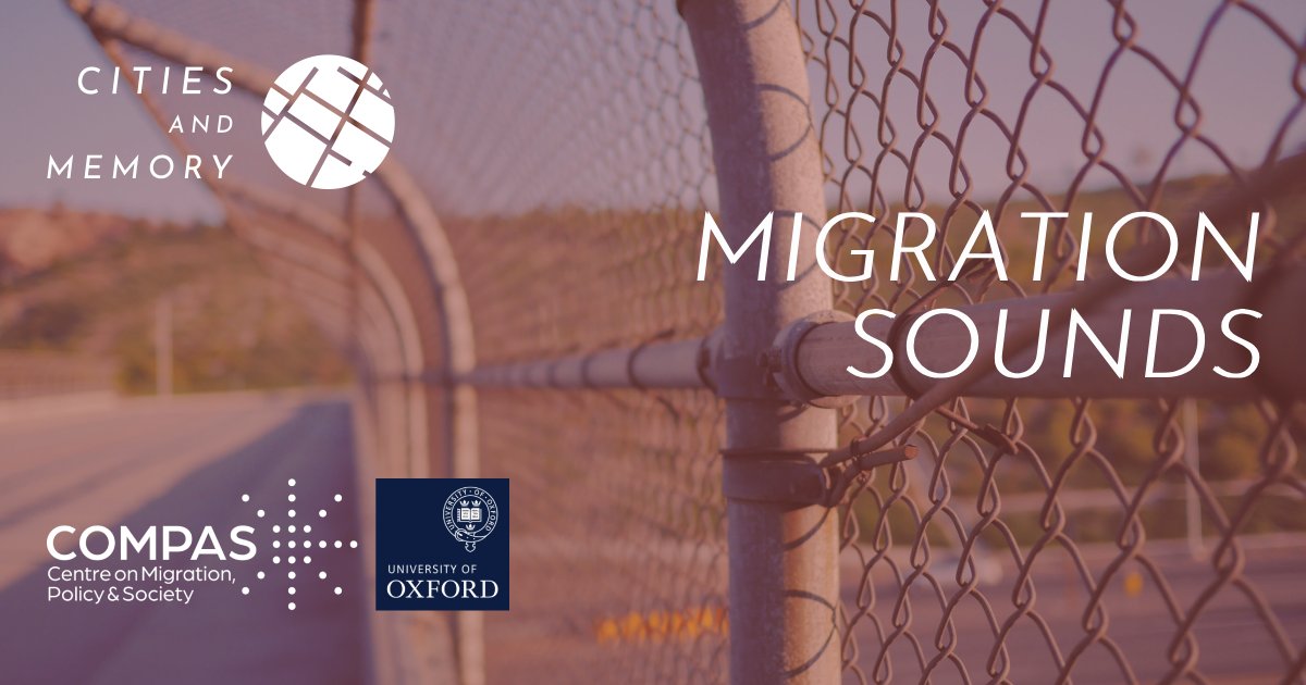 COMPAS (@compas_oxford) on Twitter photo Today we’re extremely proud to launch Migration Sounds! The result of a year-long partnership with the
<a href="/citiesandmemory/">Cities and Memory (@citiesandmemory.bsky.social)</a>, one of the world's biggest sound projects.
This is the world’s first publicly curated collection of the sounds of human migration. Check out the press release Today we’re extremely proud to launch Migration Sounds! The result of a year-long partnership with the
<a href="/citiesandmemory/">Cities and Memory (@citiesandmemory.bsky.social)</a>, one of the world's biggest sound projects.
This is the world’s first publicly curated collection of the sounds of human migration. Check out the press release