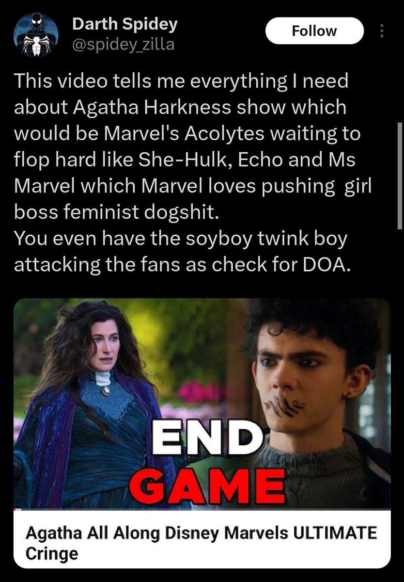 see_youalways's tweet photo. see how they mention the acolyte out of nowhere? @Lucasfilm @Disney allowed this when they kowtowed to bigots. and now it’s affecting @DisneyPlus’ other show 🤷♀️ @starwars
#DisappointedinDisney #ShameOnLucasfilm #DLFHatesDiversity https://t.co/Z0Ha31Z7eu