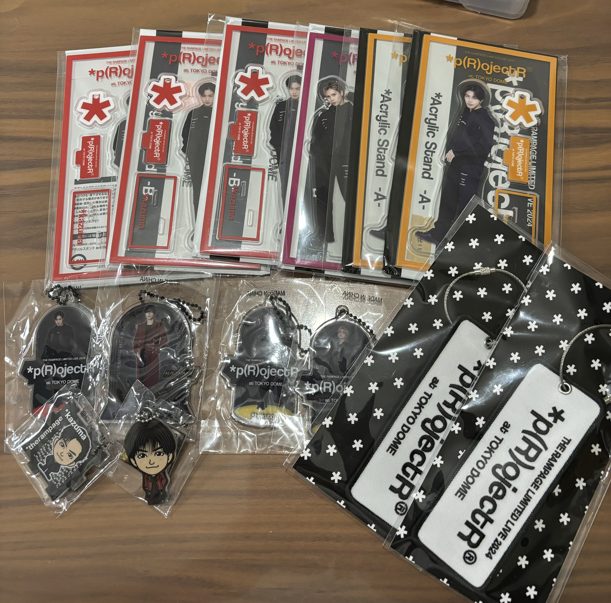THE RAMPAGE *p(R)ojectR® 紛らわし ワッペンキーホルダー