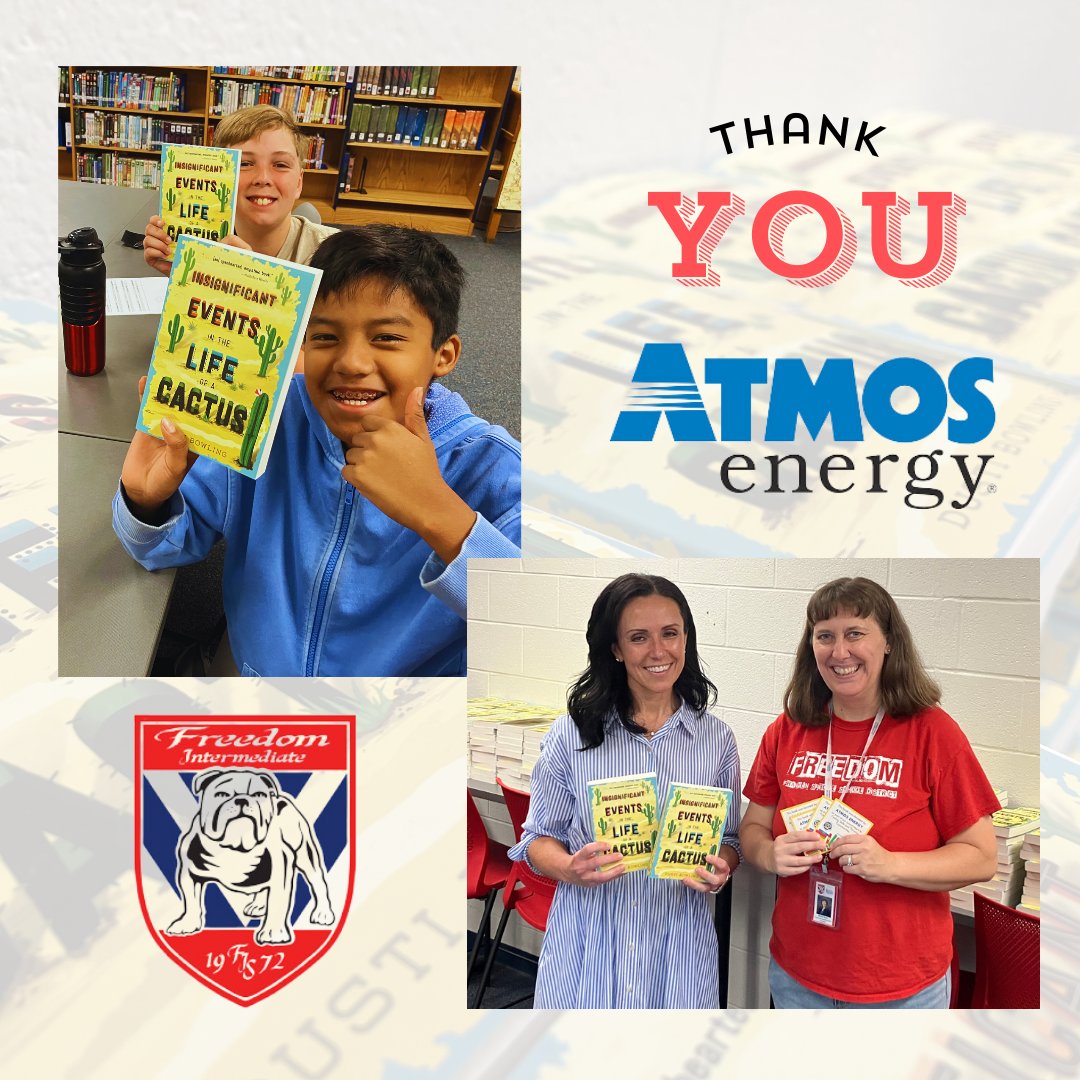 FSD FIS Media (@fssdfismedia) on Twitter photo Every student received their very own copy of our school-wide read to enjoy thanks to a $3,000 donation from <a href="/atmosenergy/">atmosenergy</a> ! Thank you for supporting literacy and instilling the joy of reading in our students! #communitypartner #literacy #READ20 Every student received their very own copy of our school-wide read to enjoy thanks to a $3,000 donation from <a href="/atmosenergy/">atmosenergy</a> ! Thank you for supporting literacy and instilling the joy of reading in our students! #communitypartner #literacy #READ20
