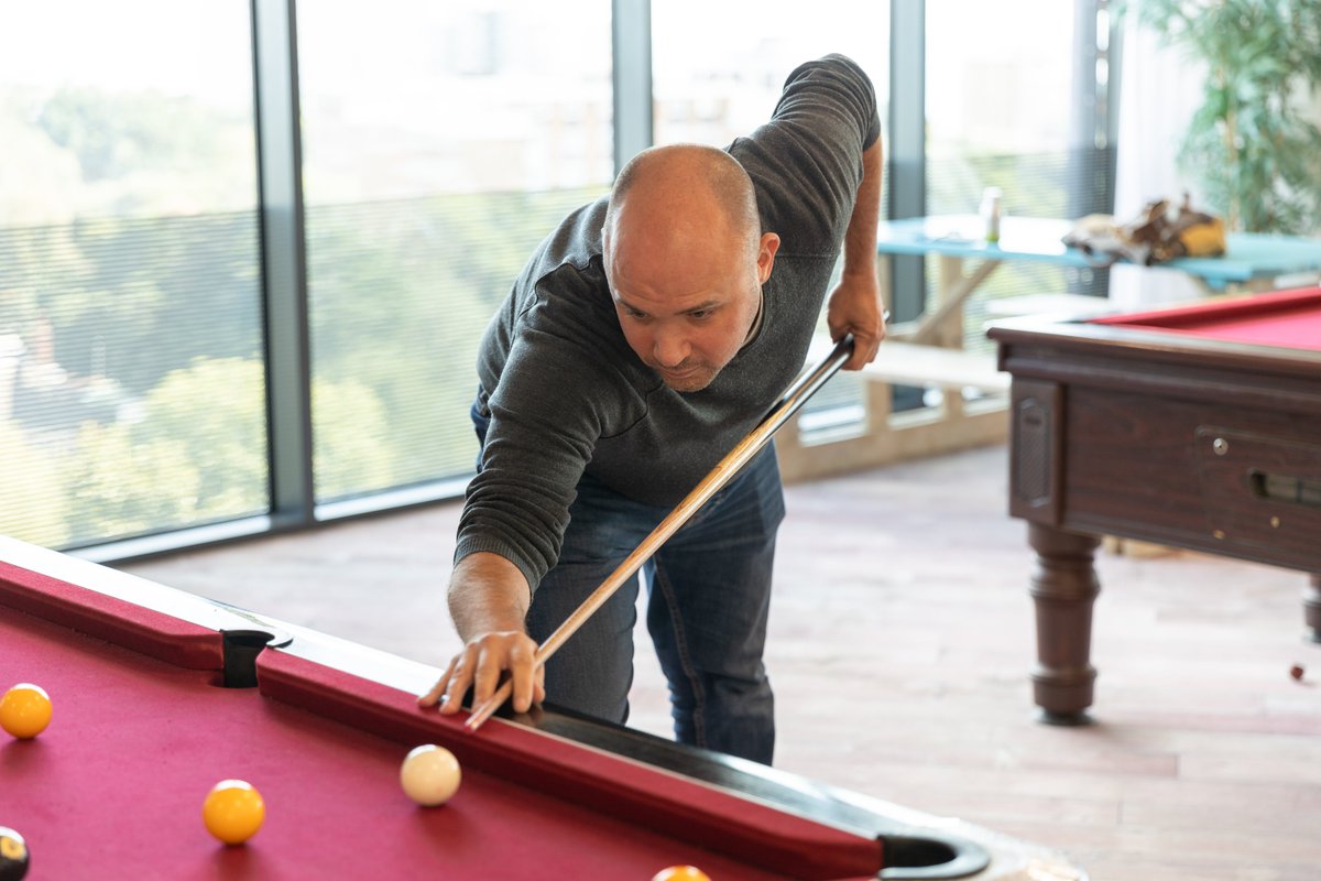 After the success of our Darts competition, we’ve been keeping the competitive spirit going with a Pool tournament! 🎱

It’s another great opportunity for people to get to know those from other departments and have some fun in the process. 😊