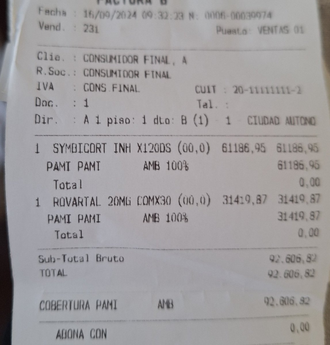 BlancaDios2's tweet photo. Vengo de la farmacia y mis medicamentos de pami sigo sin pagar nada
100% https://t.co/YSkR3R5bCL