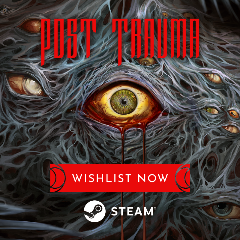 RawFury's tweet photo. Explore the unknown, unravel mysteries and try to survive the unspeakable horrors that lurk in these threatening surroundings. 

Post Trauma - Wishlist Now!
