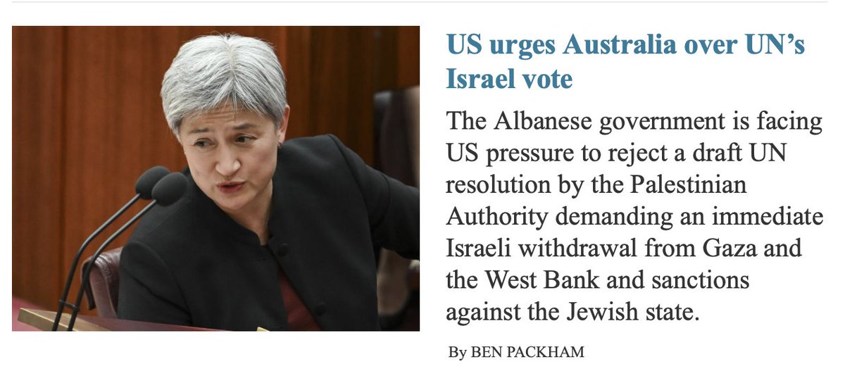 IRanalyst's tweet image. The very idea that we could have our own, Australian views on this topic: perish the thought! Washington spends more time acting as a protection racket for Israel than it does on its own, terrible internal problems