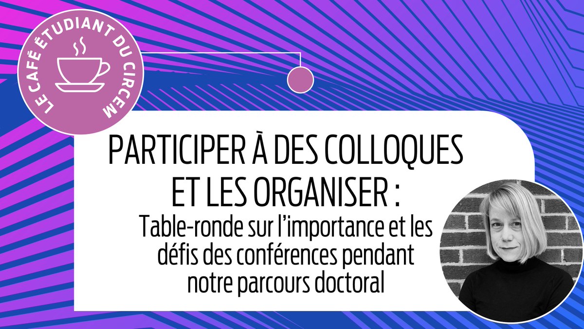 CIRCEM (@circemuottawa) on Twitter photo #francophonie #doctorat #colloques
📣Le Circem invite la communauté étudiante à son premier café📣
⏲️Le 26 septembre, de 13h à 14h30
📍FSS 5028
☕️ Animé par Sophie Bourgault, ce café portera sur la participation aux colloques pendant les études supérieures. #francophonie #doctorat #colloques
📣Le Circem invite la communauté étudiante à son premier café📣
⏲️Le 26 septembre, de 13h à 14h30
📍FSS 5028
☕️ Animé par Sophie Bourgault, ce café portera sur la participation aux colloques pendant les études supérieures.