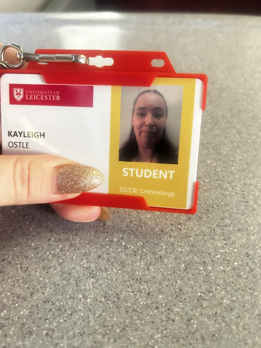 Officially a postgraduate student now I’ve been to fetch my student ID 🥳 one week to go until I’m at university of Leicester properly  #postgraduate #maturestudent