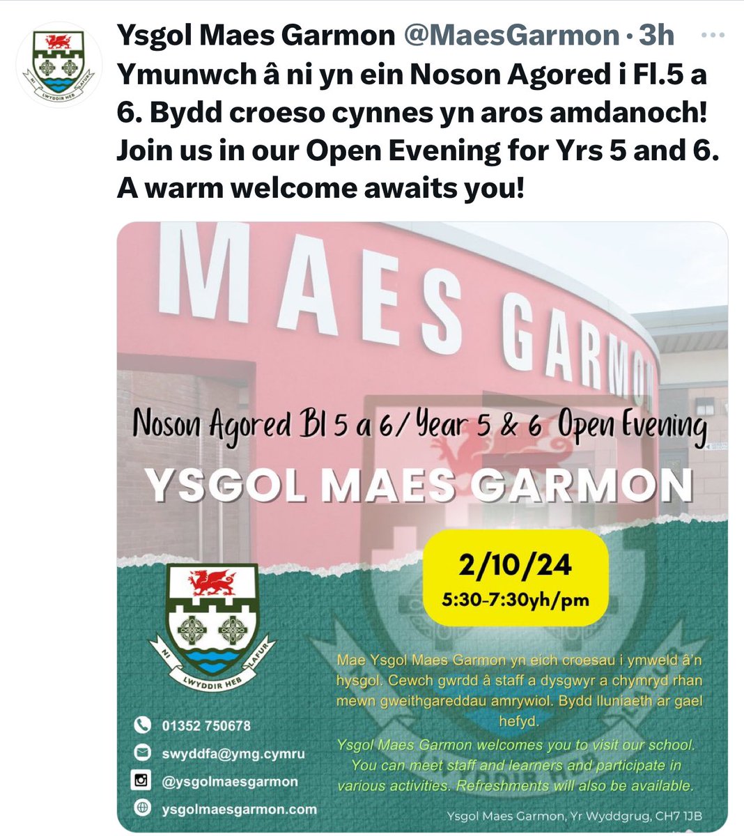 Ysgol y Foel Cilcain (@ysgolyfoel) on Twitter photo 