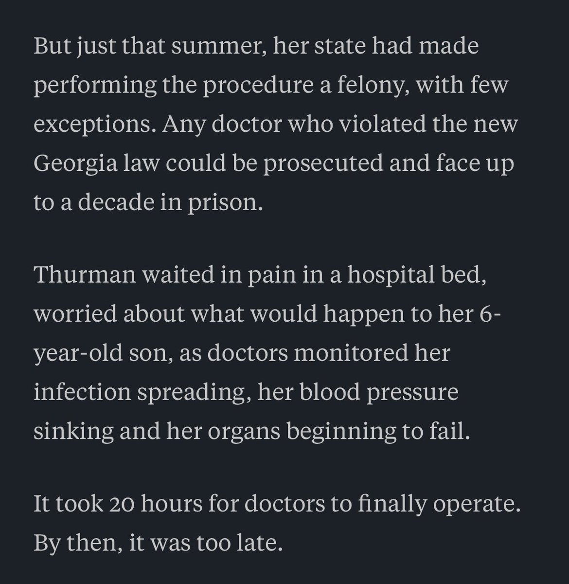 This is devastating.