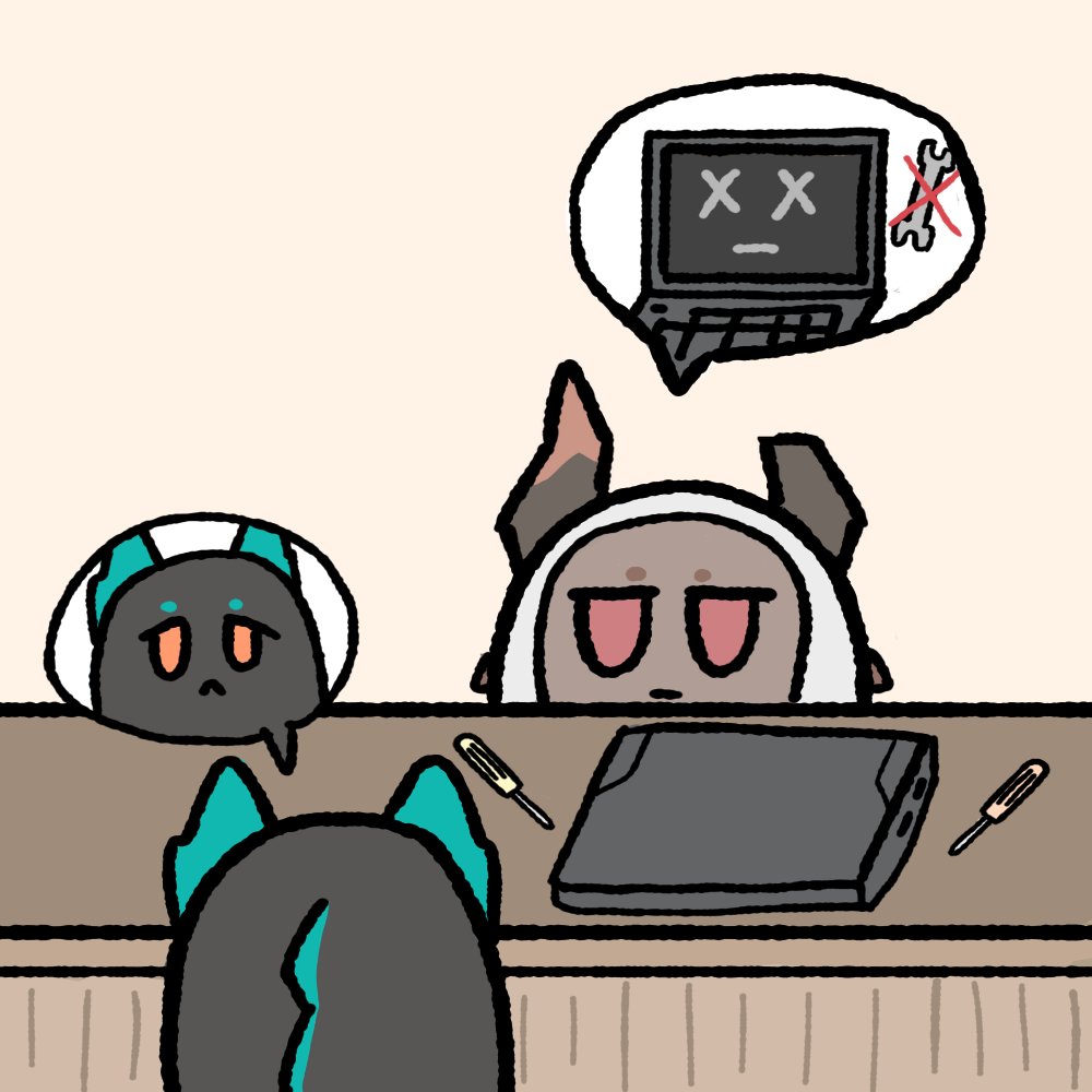 laptop update after 2 weeks
its dead (´･-･)
i have no choice but to save up for a budget pc ( ´-ω-)
might start to commission soon for my pc