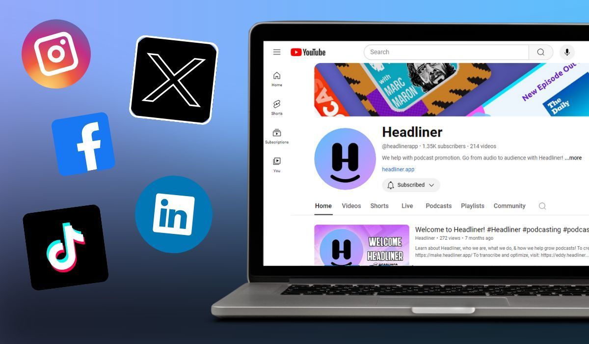 YouTube Ingestion helps you get the most out of your existing work. It allows you to easily optimize and give existing work new life. 

To learn more about YouTube Ingestion, visit our blog: headliner.app/blog/2024/09/1… ingestion is totally free to use, saving you time transcribing,