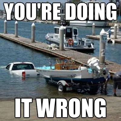 RaritanEng's tweet image. OOPS!! #BoatLife #LaunchFail #JustForLaughs