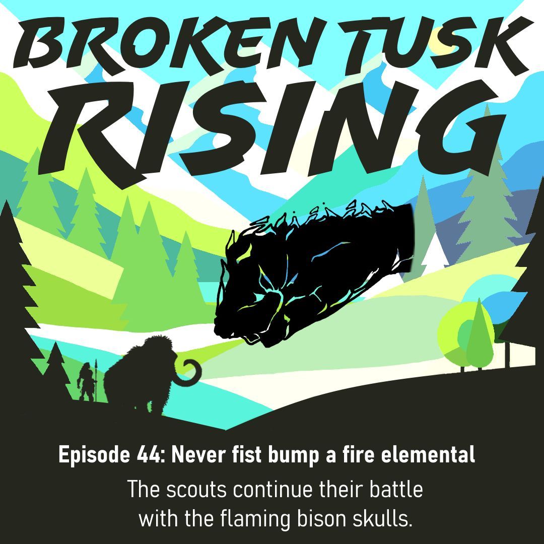 “Never fist bump a fire elemental”

The scouts continue their battle with the flaming bison skulls.

Episode Artwork and Audio Production by Mike 

Link in the bio, or find us in your favorite podcast app!
#houseofbob #hobcast #actualplay #podcast #RPG #pathfinder2e #ttrpg
