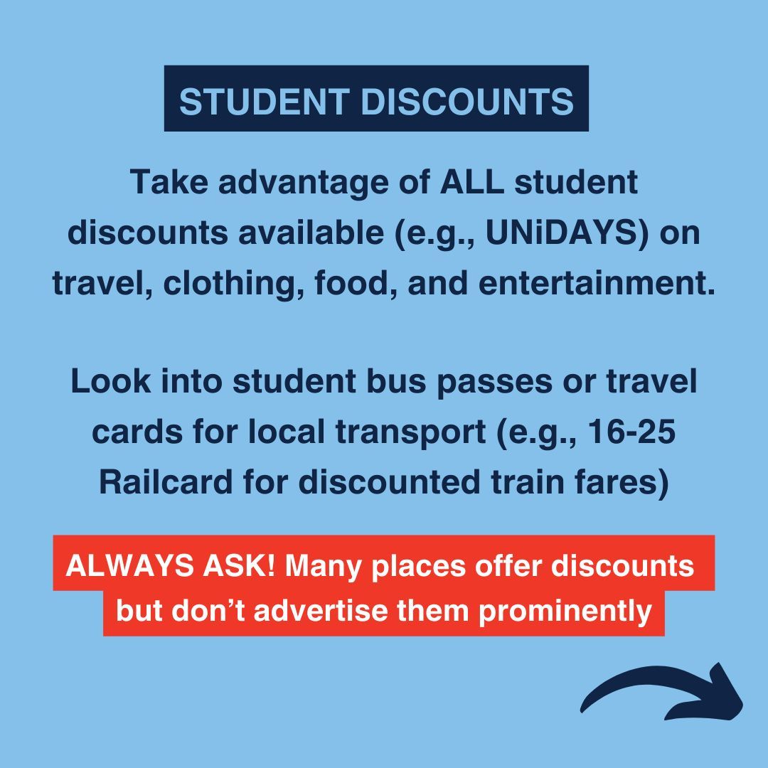 MoneyReadyUK's tweet image. University life can sometimes be a financial challenge, but we&apos;ve got you covered with some top money tips! 

From smart budgeting to finding the best student discounts, check out these must-know strategies to make your money go further. 

#StudentLife #MoneyTips #UniversityHacks