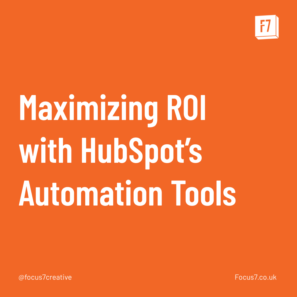 🚀 Maximise ROI with HubSpot automation! Streamline efforts and boost results. 🤝 Comment or DM us!

Stay updated! Subscribe to our newsletter 👉 hubs.la/Q02MkZv30

#MarketingAutomation #HubSpot #ROI