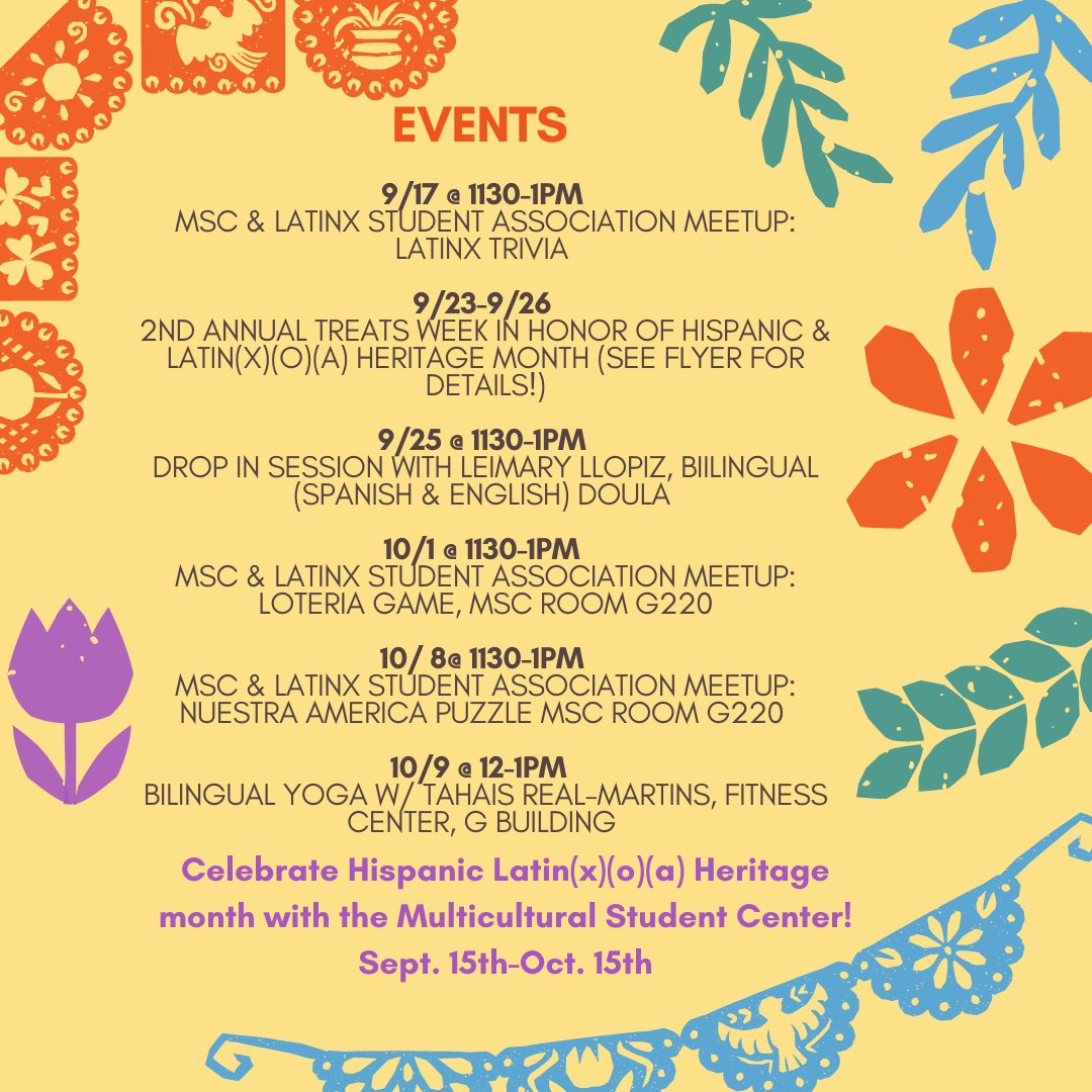 Did you know?
Hispanic &amp; Latin(o)(a)(x) Heritage Month started on September 15 and ends on October 15. The purpose of the month is to recognize and celebrate the histories, cultures, and contributions of Hispanic Americans.
#HispanicHeritageMonth2024 #LatinxHeritageMonth