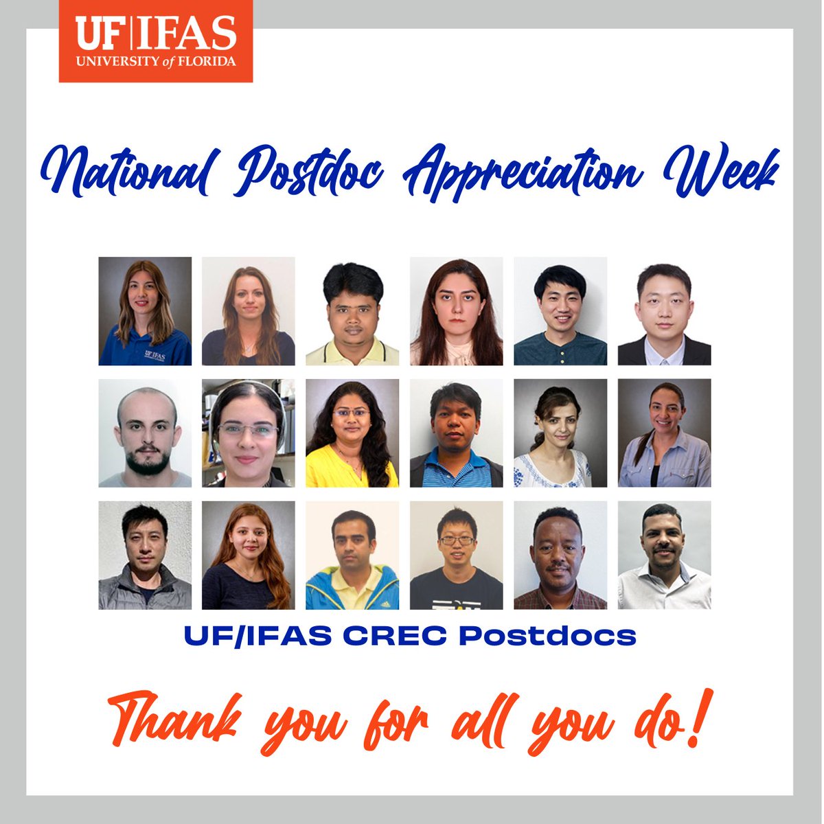 UF/IFAS Citrus REC (@ufifascitrusrec) on Twitter photo Thank you to our postdocs for all they do at CREC! #AllInForCitrus <a href="/UFCitrusBugs/">UFCitrusBugs ππ</a> <a href="/UFcitrus/">UF Citrus Research</a> <a href="/soil_management/">Water & Nutrient Management Lab UF/CREC</a> <a href="/MRogersUFcitrus/">Michael Rogers</a> <a href="/treecophys/">Citrus Physiology</a> <a href="/NWangUF/">Nian Wang</a> <a href="/yuwangcrec/">Yu Wangπ</a> <a href="/CrecCeeps/">CEEPS</a> Thank you to our postdocs for all they do at CREC! #AllInForCitrus <a href="/UFCitrusBugs/">UFCitrusBugs ππ</a> <a href="/UFcitrus/">UF Citrus Research</a> <a href="/soil_management/">Water & Nutrient Management Lab UF/CREC</a> <a href="/MRogersUFcitrus/">Michael Rogers</a> <a href="/treecophys/">Citrus Physiology</a> <a href="/NWangUF/">Nian Wang</a> <a href="/yuwangcrec/">Yu Wangπ</a> <a href="/CrecCeeps/">CEEPS</a>