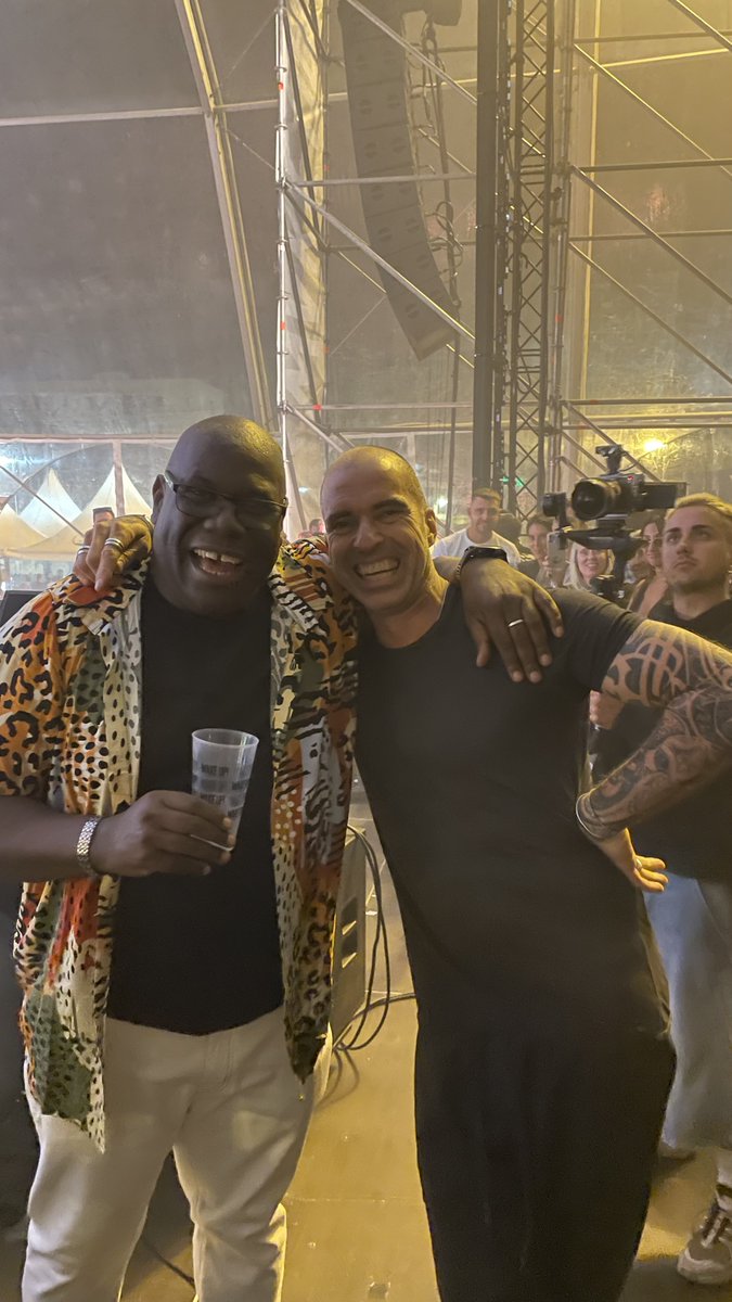 Thanks to everyone on the dance floors this weekend, super fun shows in A Coruña + Berlin and it's always a pleasure seeing <a href="/Carl_Cox/">Carl Cox</a> too :)
