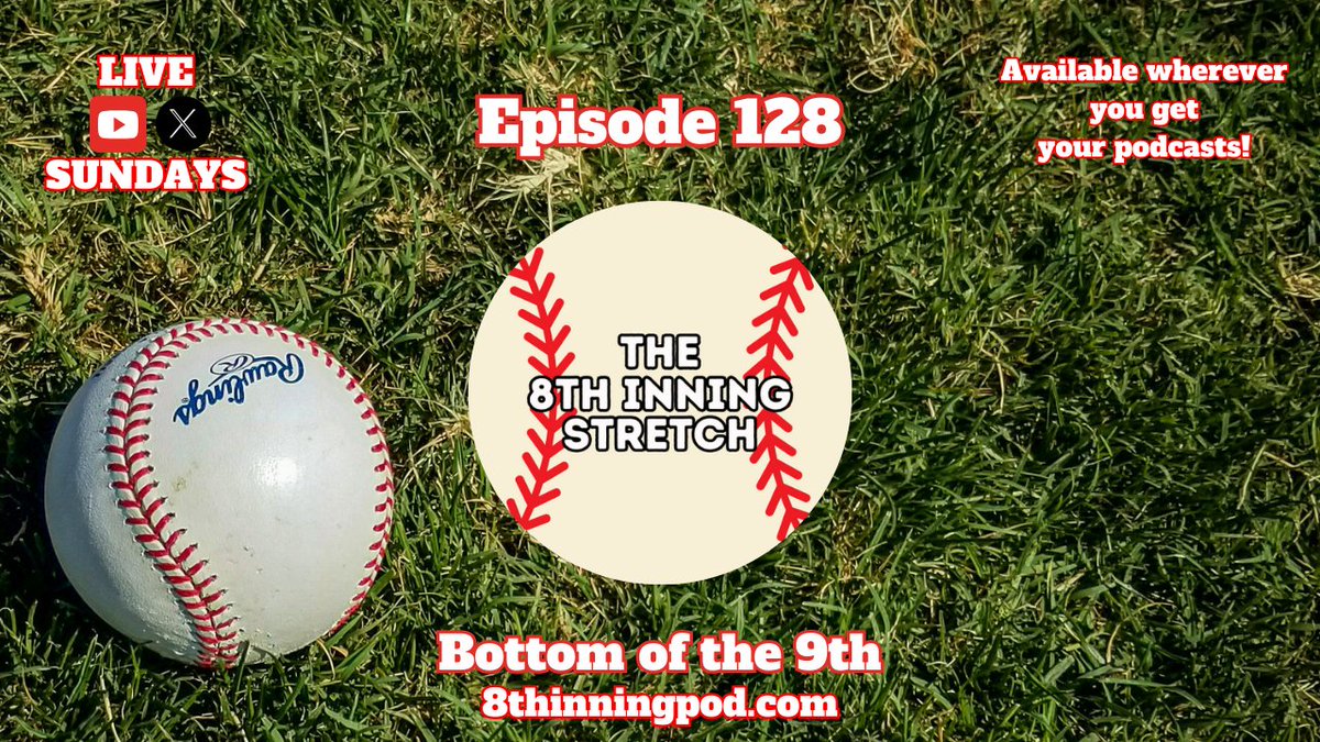 ⚾️NEW EPISODE⚾️
It's AJ and Carson's last podcast episode and they're sending the show out in style by reminiscing about their favorite moments, favorite episodes, and favorite memories while looking back on their incredible journey over the last 3 years and saluting you, the