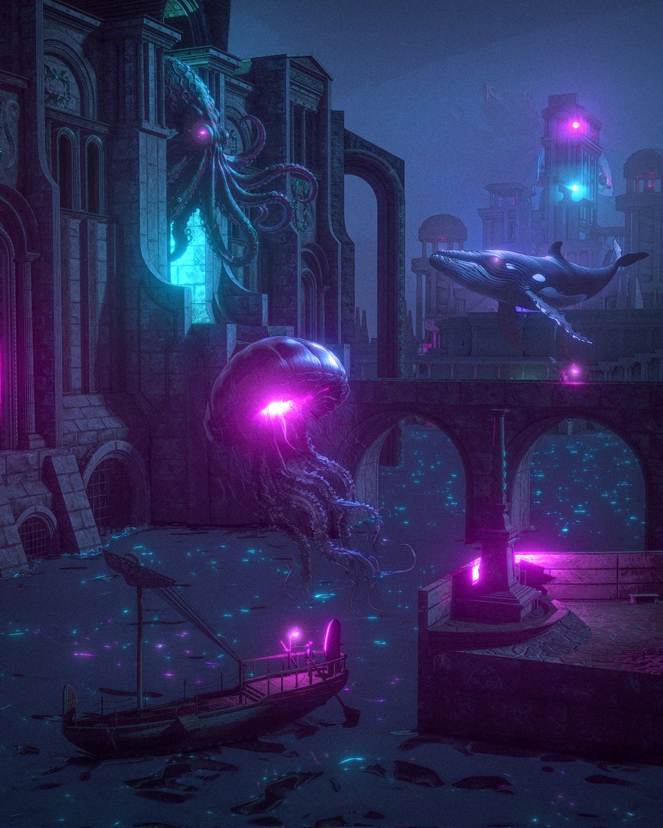 "Echoes of the Abyss"

Made with <a href="/kitbash3d/">KitBash3D</a> "Atlantis" kit using "Cargo Pro"
