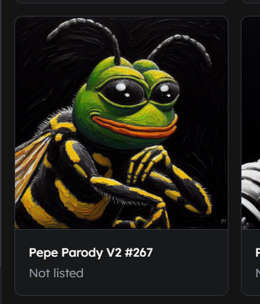 Yeah! 50% minted @ #Cardano blockchain! 
Last chance mint session is still LIVE 🟢

Last mint was a cute painting of Bee Pepe!
#CardanoNFT #NFTs