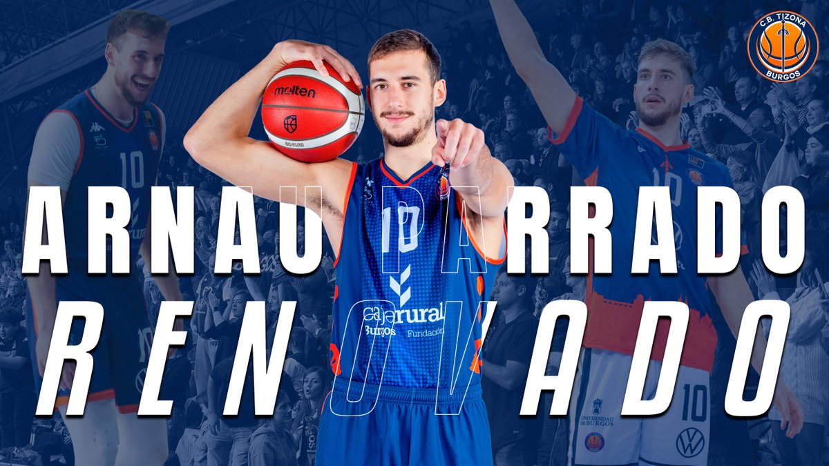 🚨 Mercado #PrimeraFEB: El interior Arnau Parrado (<a href="/parrado_10_5/">Arnau Parrado</a>) regresa al Grupo Ureta <a href="/cb_tizona/">Grupo Ureta Tizona Burgos</a> 

▶️ Su disponibilidad estará marcada por su evolución tras su operación

🗓️ 2000 | 📏 2,06 m.
⛹️‍♂️ Ala pívot | 🌍 Español

📝 Más información ⬇️
feb.es/2024/9/16/balo…