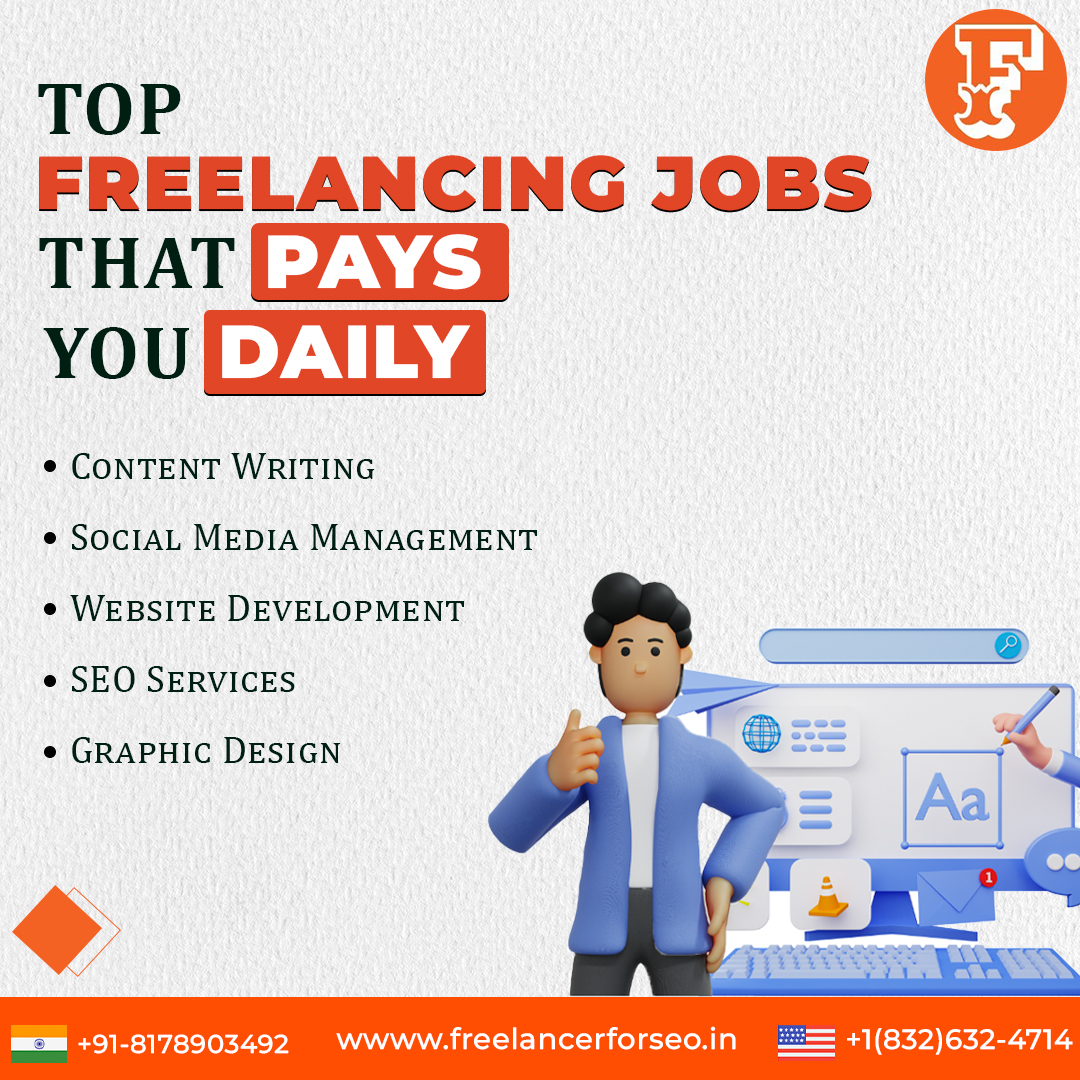 freelancerforse's tweet photo. Looking to boost your income and get paid every day? Check out these high-demand freelancing engagements:

Content Writing
Social Media Management
Website Development
SEO Services
Graphic Design

Contact us
🌐 https://t.co/WFIM9f3ISY https://t.co/b52a7kFpHG