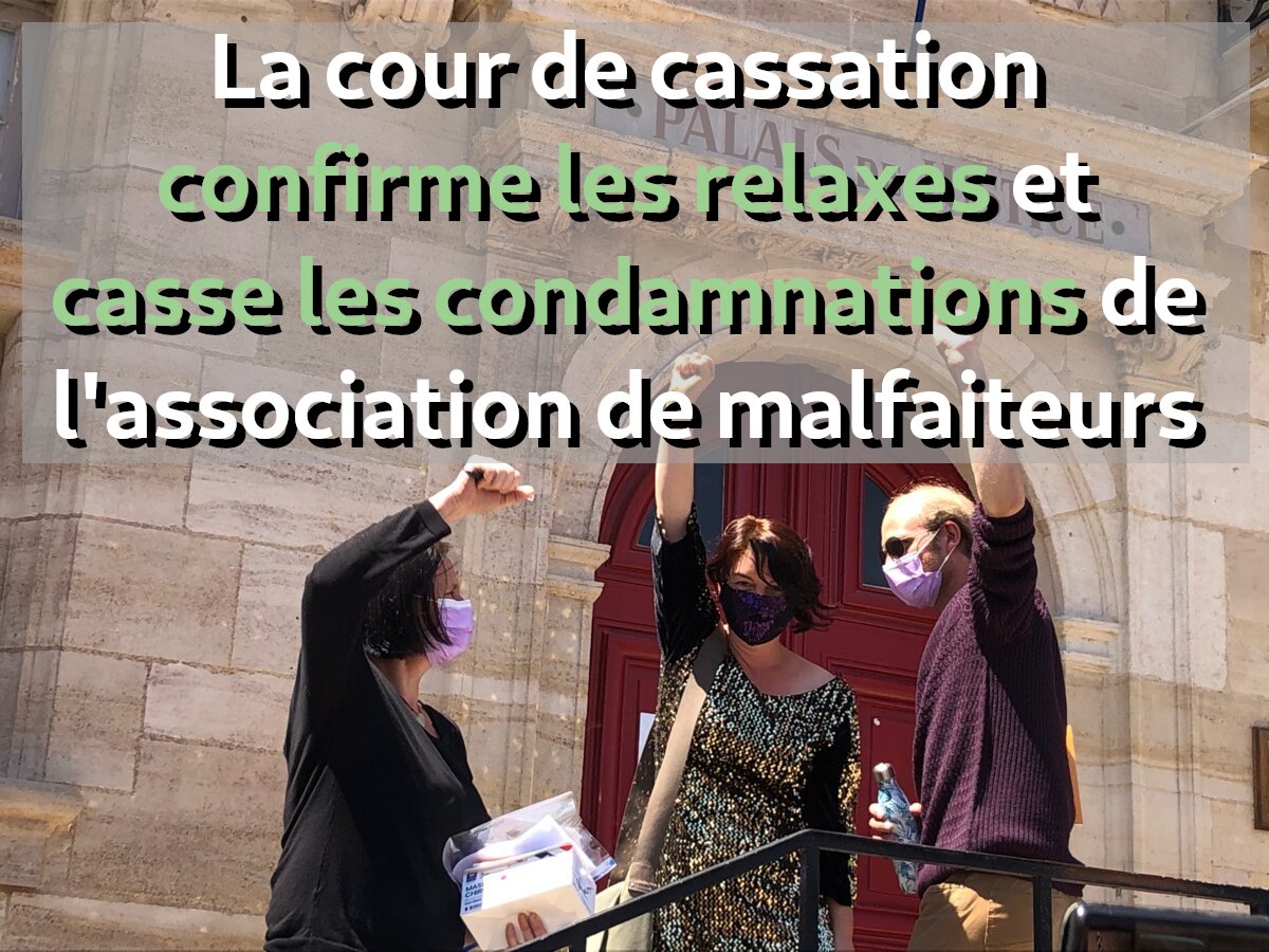 Le 11/09 la #justice a infligé un nouveau camouflet à l'instruction en association de malfaiteurs de #Bure qui n'en finit plus de se dégonfler ! On se retrouve bientôt pour achever celle-ci une bonne fois pour toute devant la cour d'appel de #Nancy ! 

…ssommestousdesmalfaiteurs.noblogs.org/asso-de-malfai…