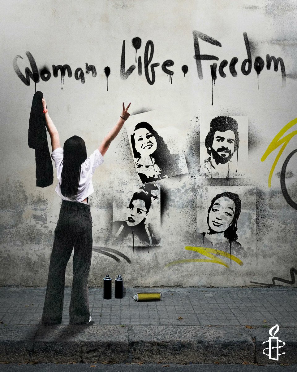 Today marks two years since the #WomanLifeFreedom uprising in Iran. Amnesty stands in solidarity with survivors, victims' families and all those still enduring the devastating consequences of the Iranian authorities brutal crackdown.
