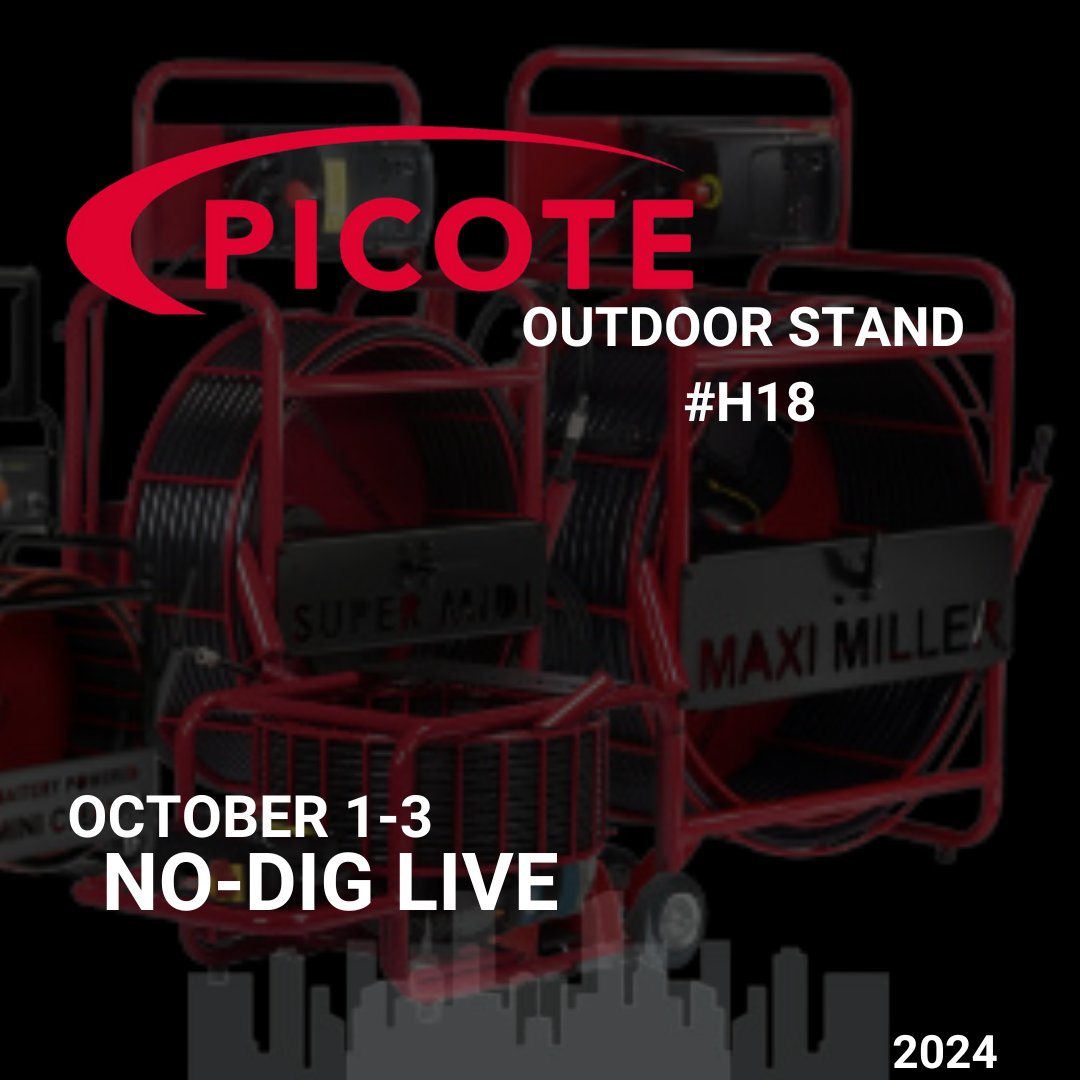 No-Dig Live is happening at a new venue this year: the NAEC Stoneleigh in Warwickshire! 

The whole Picote UK Team will be there running demos and talking trenchless! 
#trenchlesstechnology #nodig #nodiglive #trenchless #utilities #picotesolutions #gopicote