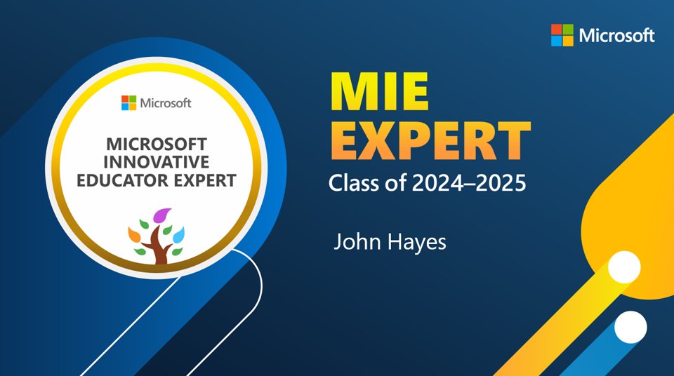 I am thrilled to share that I have been recognised as a Microsoft Innovative Educator Expert (MIEE) once again! 🎉 

Here’s to another year of exploration, creativity, and making a positive impact in Education! 🚀✨

#MicrosoftEdu #MIEExpert #AIinEducation #EducatorsInTech