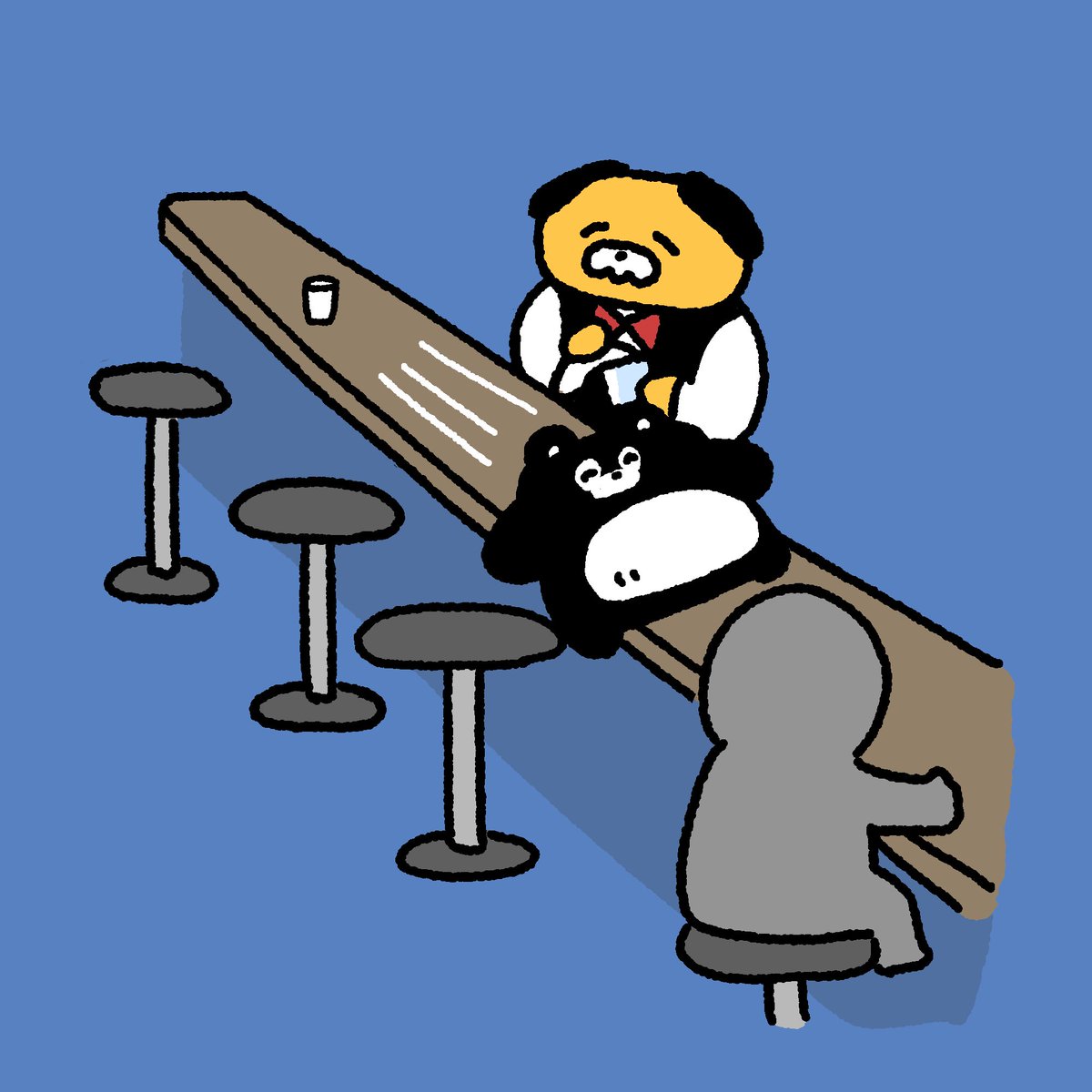 EVERYDAYSUNDAY_'s tweet image. あちらのおきゃくさまです