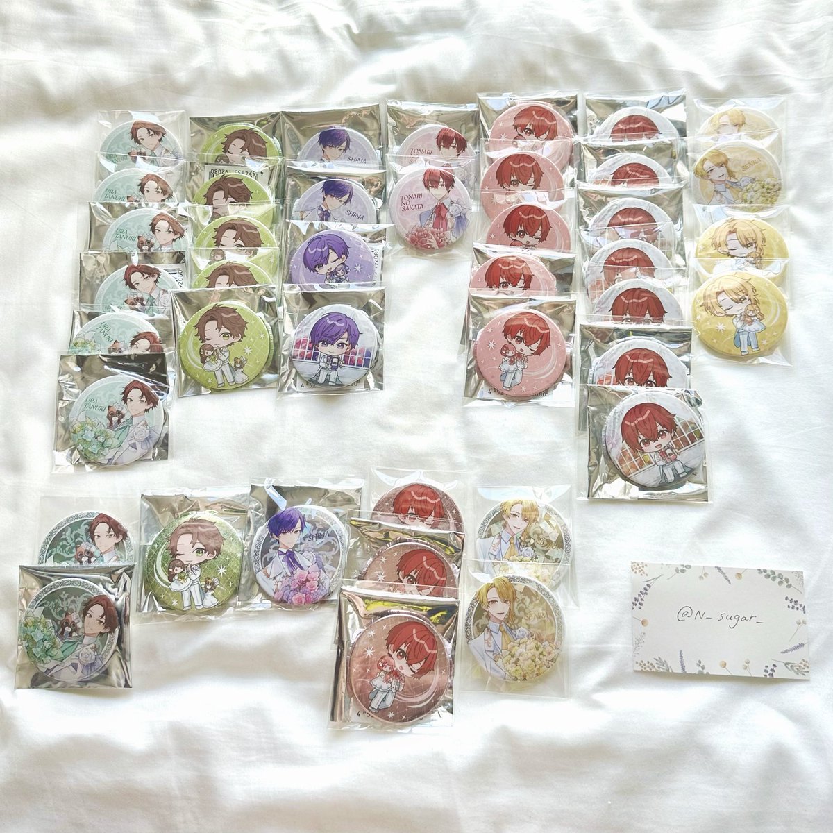 N_sugar_'s tweet photo. 浦島坂田船 wedding 夏ツ 缶バ 交換

譲￤1枚目(下段ホロ)
求￤2枚目>現金(詳細ALT)

N ⇄ H 可　当方からの買取 ✕
郵送もしくはハロパでの手渡し

#浦島坂田船缶バッジ交換
#浦島坂田船缶バ交換
#浦島坂田船グッズ交換 https://t.co/nFlyKBnsFu