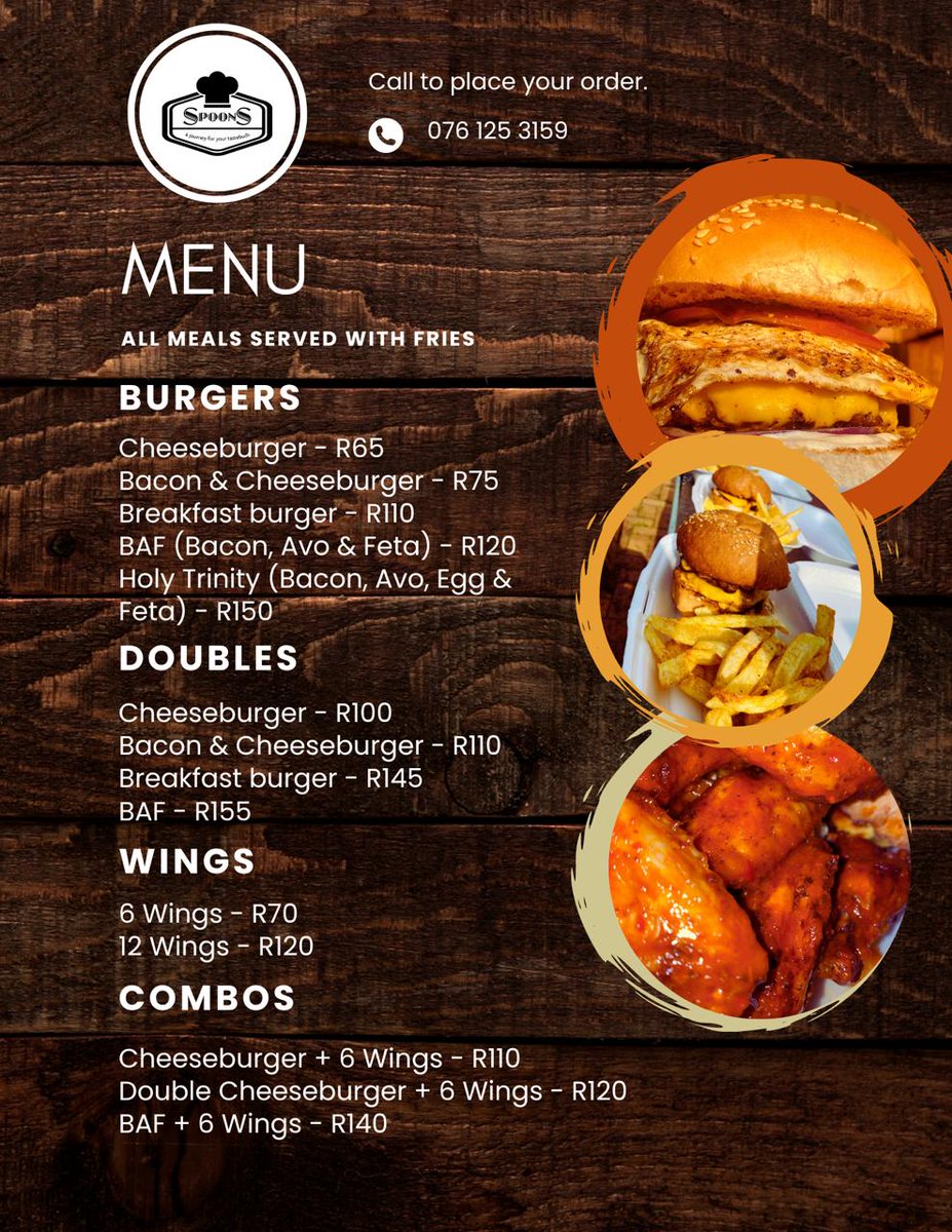 MeluZimu's tweet image. Isukile babhemu, trading from tomorrow at 11am until 4pm. You can start placing your orders today to be ready for lunchtime.