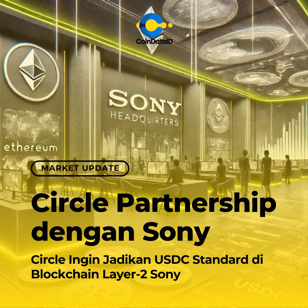 CoinDataID's tweet photo. Kerjasama antara Sony dengan Soneium dan Circle dengan USDC, akan jadi hal yang menarik ke depannya 👀

Follow IG CoinDataID: https://t.co/brJqXZtgj0

#Sony #Soneium #USDC #Circle https://t.co/8BTaHFkqkq