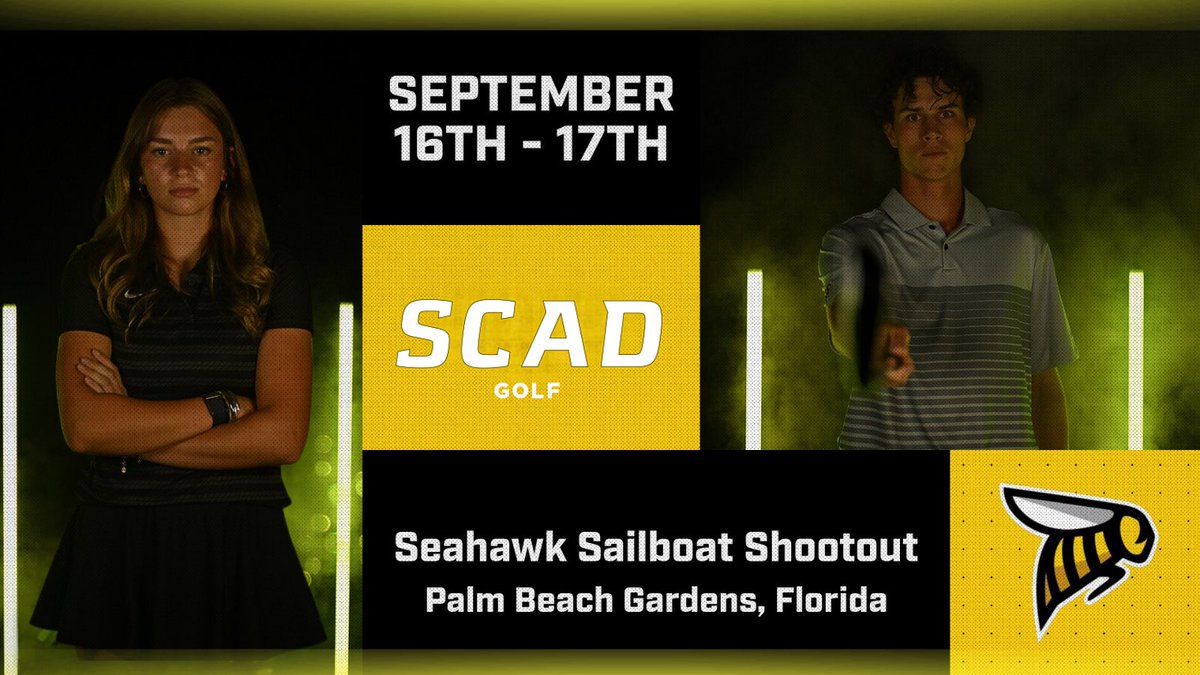 Good luck to the golf teams as they compete in the Seahawk Sailboat Shootout!

#gobees🐝 #FeelTheSting #SCADGolf