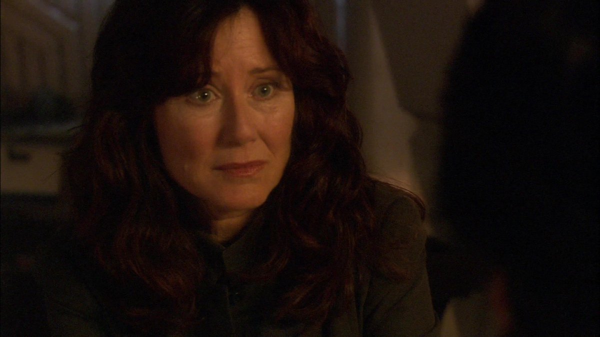 DHPLover's tweet photo. #OTD in 2005:

Bill: “I’ve just come from seeing our Cylon prisoner. She’s offering a possible solution to the problem.”

Laura: “And you’re wondering if you can trust her.”

Bill: “It took everything I have not to put my hands around her throat.”

#BSG #FlightOfThePhoenix https://t.co/QuDScMvDYF