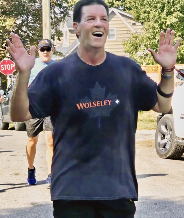 What a gorgeous morning it was to sweat in support of cancer research in Canada. #terryfoxrun2024.