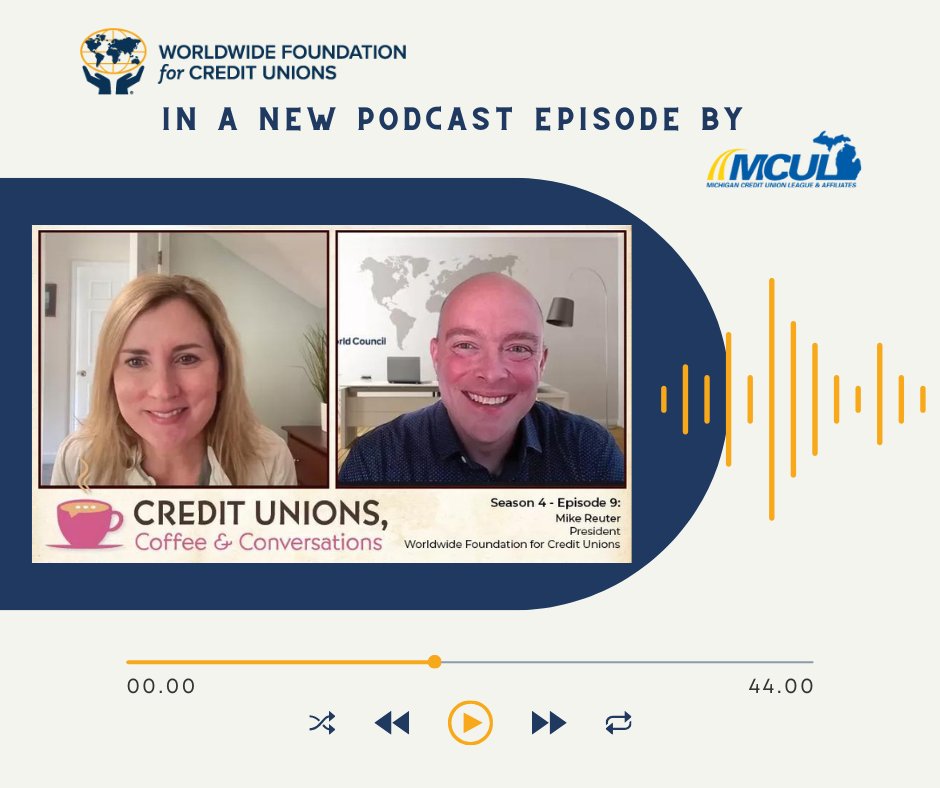 Start your Monday morning with Credit Unions, Coffee, and Conversations! In the latest episode of the MCUL's podcast, Mike Reuter, WFCU President, talks about the history of International Credit Union Day and inspiring ways to celebrate #ICUDay2024👇
mcul.org/C3-ICUDay