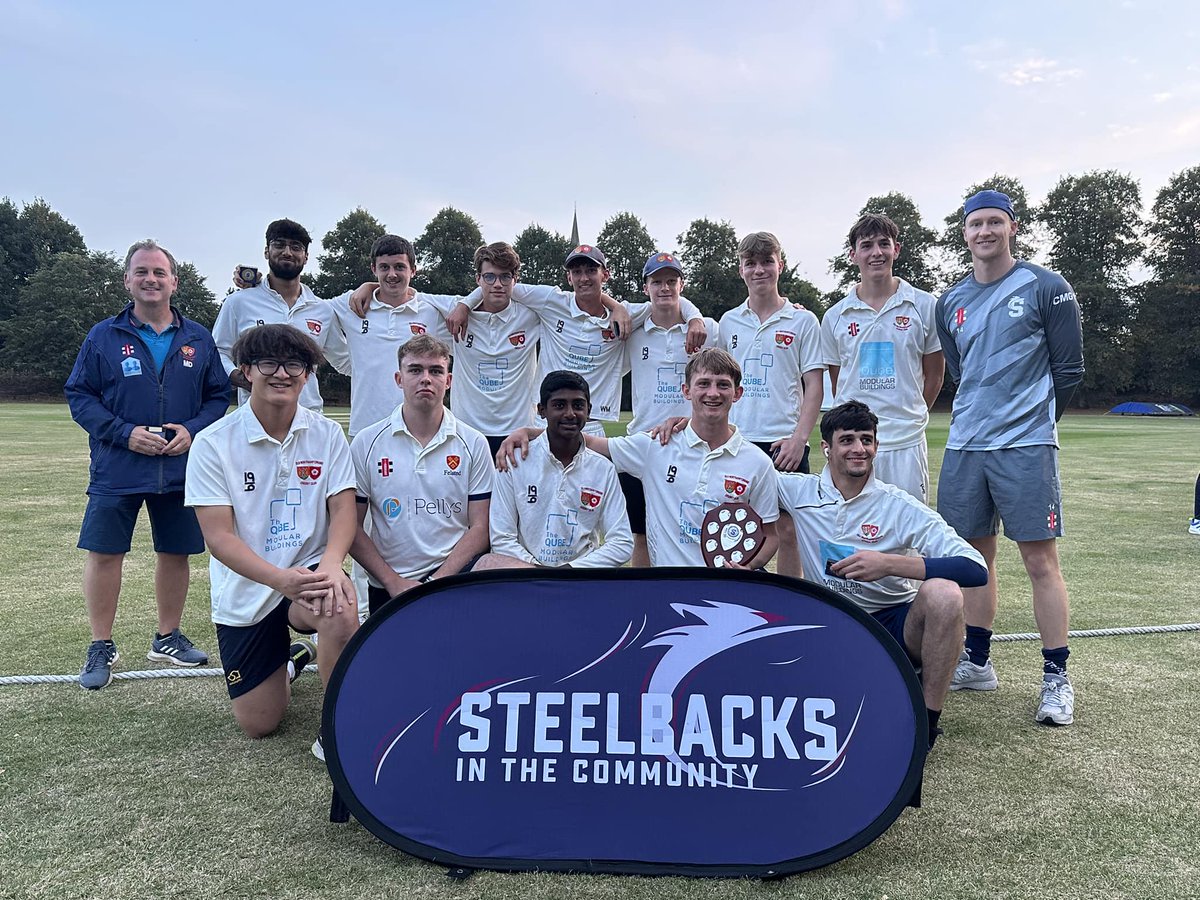 Steelbacks In The Community (@steelbacksitc) on Twitter photo Congratulations to <a href="/ONsCC/">Old Northamptonians</a> U19s for reaching the East Midlands regional final at <a href="/spaldingcc/">Spalding Cycling Club</a> yesterday. 👏
Unfortunately they lost by 8 wickets to <a href="/PlumtreeCC/">Plumtree CC</a> in a rain reduced match but should be proud of their efforts regardless. 🙌 Congratulations to <a href="/ONsCC/">Old Northamptonians</a> U19s for reaching the East Midlands regional final at <a href="/spaldingcc/">Spalding Cycling Club</a> yesterday. 👏
Unfortunately they lost by 8 wickets to <a href="/PlumtreeCC/">Plumtree CC</a> in a rain reduced match but should be proud of their efforts regardless. 🙌