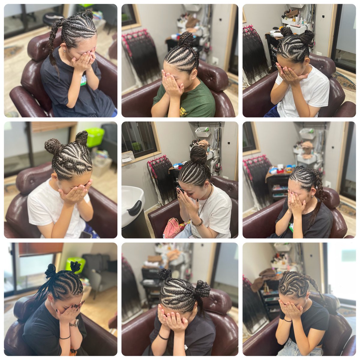 naooochan21's tweet photo. 9月の編み込み🌕

今年のだんじりの編み込みは終了してます🫰 https://t.co/hIZ3SoQ7Zl