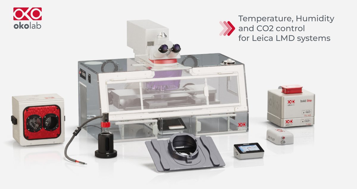 Okolabgroup's tweet photo. Okolab provides high-quality microscope incubators for advanced #LaserMicrodissection. Our incubators ensure precise control of Temp, H, and CO2, enhancing results with @LeicaMicro LMD systems. Learn more ➡️https://t.co/zk5uiAtUVr https://t.co/EpkM1nyYcK